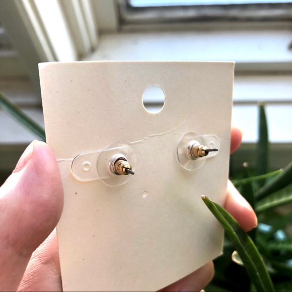 JCrew Crystal Triangle Drop Earrings - Picture 3 of 6